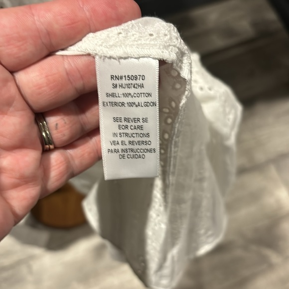 White floor length cardigan boho - Picture 7 of 7